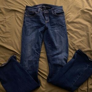 American Eagle bootcut jeans size 0 regular dark wash